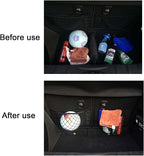 Universal Mesh Cargo Net Storage Net Wall Sticker Organizer Pouch Bag Storage Mesh Net for Car Trunk Storage Add On Organizers for Car Truck (15" x 9.5" (2 Packs))