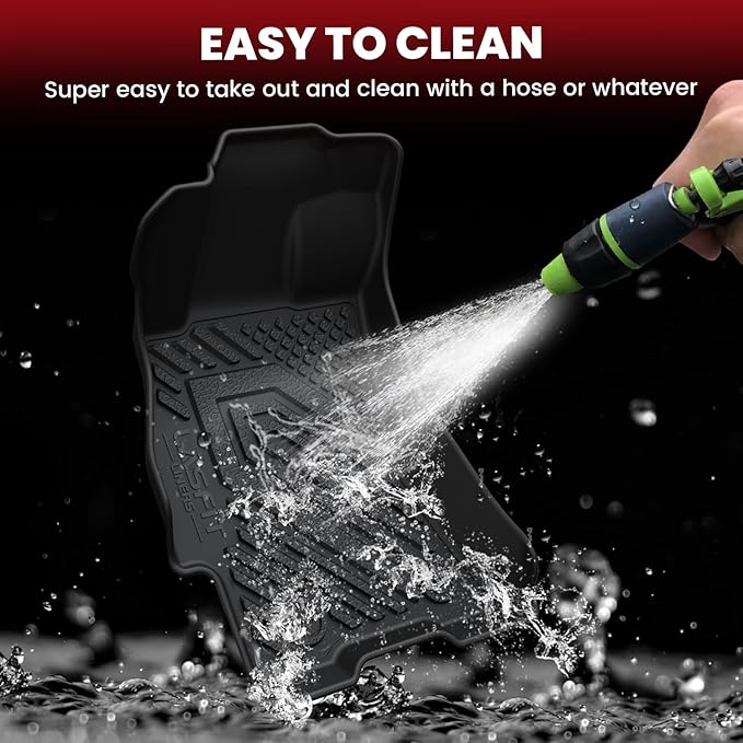 LASFIT Floor Mats & Cargo Mat Fits for Subaru Outback 2015-2019, All Weather TPE Custom Fit Easy Clean Durable No-Curling Car Accessories for Outback 2019-2015 Floor Liners & Trunk Liner, Black