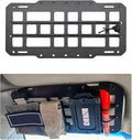 Car Rigid MOLLE Panel, Sun Visor Panel Holster Tactical Gear Holder MOLLE EDC Organizer, Rigid Panel Frame Modular Storage Pouch for Auto Visor, Car Accessories
