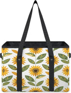 Reusable Grocery Bag, Foldable Large Shopping Tote Bag for Groceries Kitchen Picnic Car Trunk