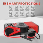 Portable Car Jump Starter with Air Compressor for Emergencies,3000A Peak and 150 PSI Max,for 12L Gas & 10L Diesel