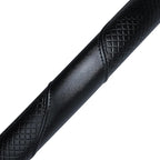 Haokay Heavy Duty Pure Cowhide Steering Wheel Cover, Genuine Leather Steering Cover with 15 Inches Universal Fit