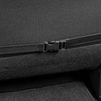 Motor Trend Black Stitched Faux Leather Car Seat Covers – Premium Automotive Bucket Front Seat Covers, Made for Vehicles with