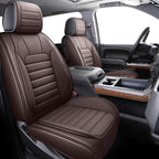 YIERTAI Seat Covers Compatible with Silverado Sierra for 2007-2024 2025 2026 1500/2500/3500 Crew Double Extended Cab Trucks W
