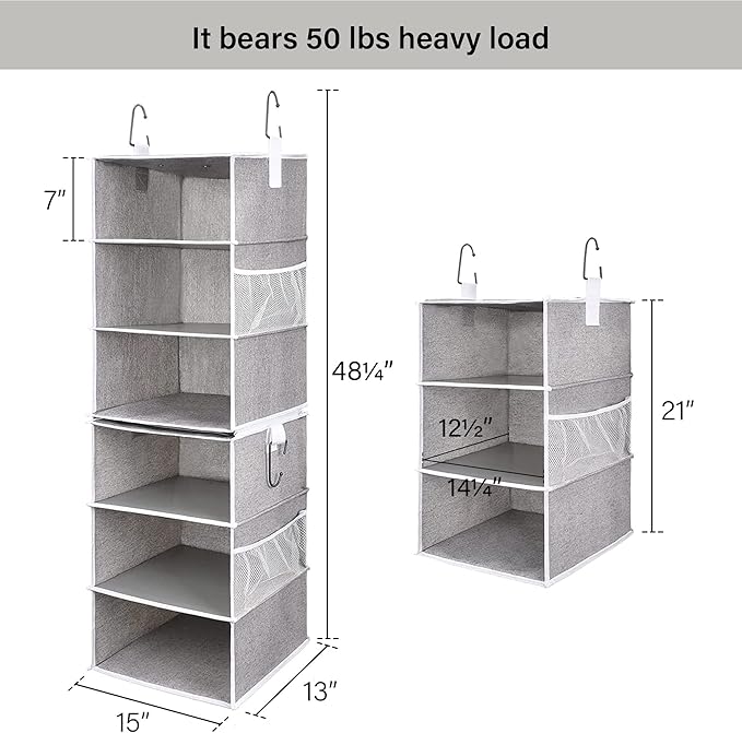 Jumbo Closet Organizers with Under Bed Shoe Storage
