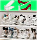 Shoe Slots Organizer for Closet 12PACK Shoe Stacker Adjustable Shoe Slots Organizer Shoe Space Savers Double Layer Stack Shoe