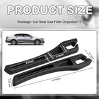 2PCS Upgraded Car Seat Gap Filler Organizer with Phone Holder,2 in 1 Car in Between Cars Seat Catcher for Filling Gaps,Versatile Cars Gap Seats Filler as Under Seats Storage