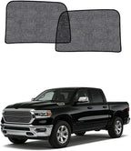 Car Window Shades for Dodge RAM 2500 3500(2010-2025), 2-Pack Rear Window Sun Shades for Baby – Breathable Mesh, UV & Heat Blocker, Privacy Protection for Camping, Travel, Sleep & Nursing