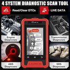 LAUNCH Elite ABS Bleeding Scan Tool,Engine Transmission ABS SRS OBD2 Scanner Diagnostic Tool,Throttle Reset Code