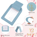 Amylove Bulk Luggage Tags Wedding Favors Adventure Begins Luggage Tags for Guests Travel Tag for Suitcase Bridal Gift 24 Pack