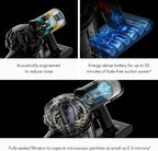 Dyson Car+Boat Handheld Vacuum, Cordless and Lightweight, Cleans Hard Surfaces and Upholstery, 115AW, 2 Power Modes, Up to 50