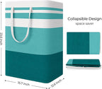 StorageRight Large Collapsible Laundry Basket Hamper with Easy Carry Handles，Freestanding Clothes Hampers for Laundry, Bedroo