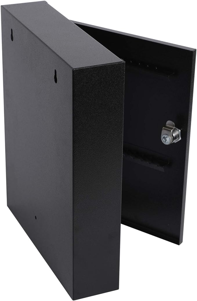 KYODOLED Key Storage Lock Box with Key, Locking Key Cabinet, 60 Key Management Wall Mount with Key Lock, Key Hooks & Key Labe