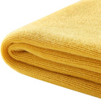 Homiest Decorative Knitted Throw Blanket with Fringe Soft & Cozy Tassel Blanket for Couch Sofa Bed (Yellow,50x60)