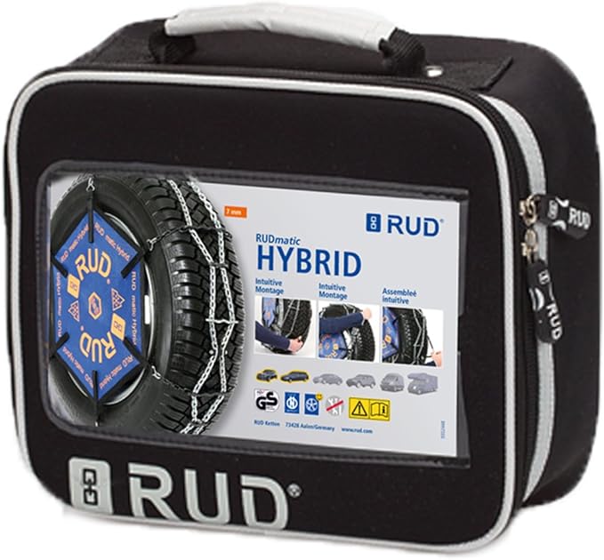 RUD 4717320 Snow Chains Hybrid Rudmatic Intuitive Mounting, Set of 2, H108