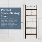 BARNWOODUSA Throw Blanket Ladder – Fully Assembled Reclaimed Wood – Rustic Decorative Ladder for Towels, Quilts, & More – Per