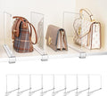 8 Pack Shelf Dividers, Adjustable Shelf Dividers for Closet Organization with Non-Slip Design, Clear Acrylic Shelf Dividers f