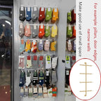 Wall-Mounted Socks Storage Organizer Keychain Display Stand,Metal Retail Jewelry Organizer Necklace Holder Earring Hanger,Toy