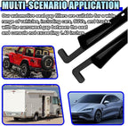 2PCS Car Seat Gap Filler Organizer, No-Drop Seat Gap Storage Box Inserts with Phone Holder, Storage Plug Stopper Fill Gap Between Seat and Console, Universal Car Accessories for SUV Truck (Black)