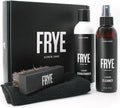 Frye Leather Care Kit – 4 Piece Set with U.S.-Made Leather Cleaner & Conditioner – Brush, Cloth, and Gift Box – Leather Shoe 