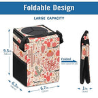 Car Trash Can – Lightweight and Portable with Durable Water-Resistant Coating, No Installation Required, Practical and Ample Capacity,Car Accessories Interior Car Organizer. Cactus