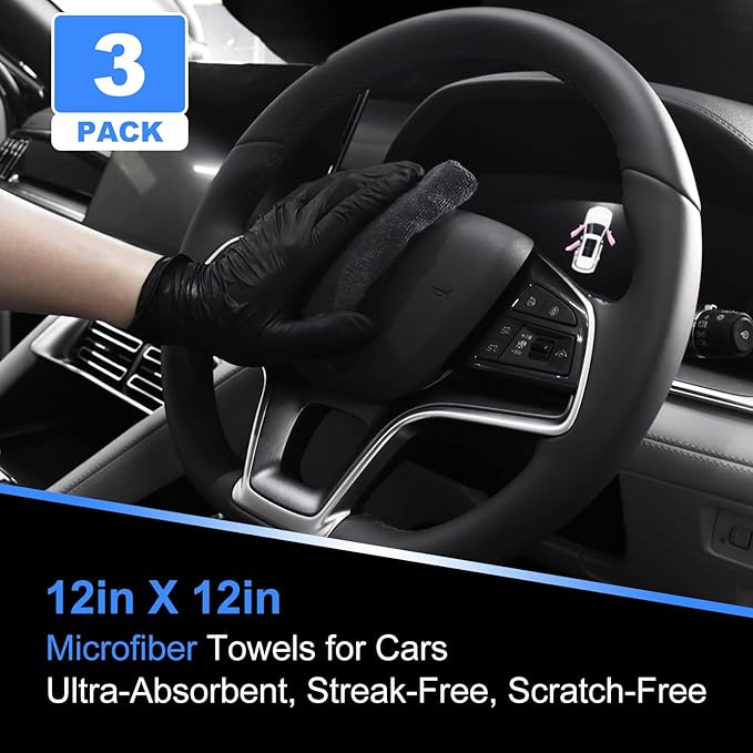 10PCS Car Detailing Cleaning Kit Interior Cleaner, Car Detailing Brushes, Car Duster, Car Cleaning Gel, Microfiber Cleaning C
