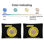 100g Reusable Molecular Sieve Desiccant Packs – Rechargeable Dehumidifier with Color Indicator for Storage, Gun Safes, Electr