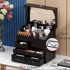 Makeup Organiser Storage 4-Layer Desktop Cosmetic Storage Box Make Up Organizer, Separation Dressing Table Makeup Organiser w