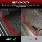 LASFIT Floor Mats & Cargo Mat for Hyundai Elantra 2020 2019 2018 2017, All Weather TPE Car Mats Custom Fit Floor Liners for Elantra 2017-2020, 1st and 2nd Rows & Trunk Mat, Black