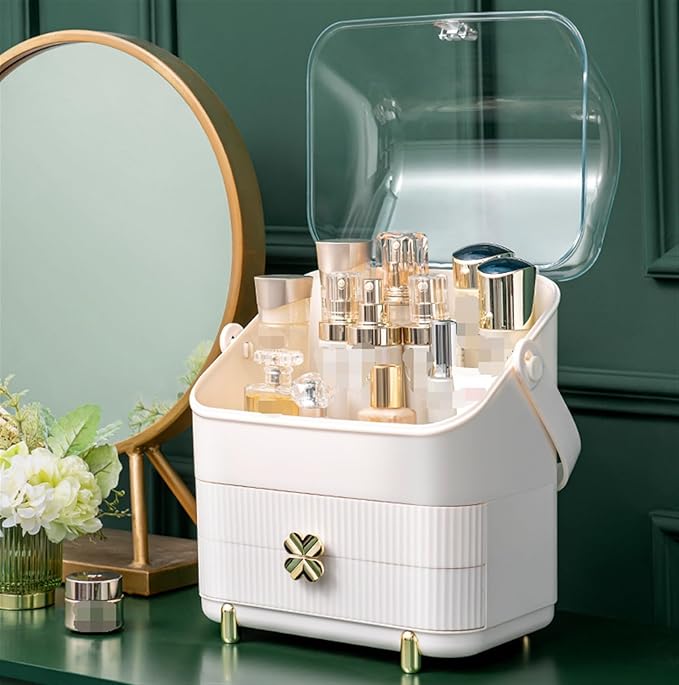 Cosmetics Organizer Dresser Multifunctional Makeup Cosmetics Mask Lipstick Skin Care Products Desktop Storage Box Make Up Org