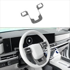 YOUTOOCAR Steering Wheel Cover Trim Compatible with Hyundai Santa Fe 2024-2026 Hyundai Palisade 2026 Hyundai IONIQ 9 Accessories (Wood Grain)