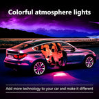 Car Led Lights Interior with Smart APP Control, Sync Music,DIY Mode,Multicolor Led Car Interior Light Kits,5V USB Led Lights for Cars, Trucks, SUVs