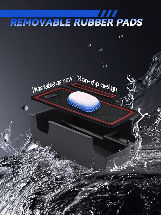 for Dodge Hornet Center Console Organizer Dodge Hornet 2023 2024 2025 GT/GT Plus R/T R/T Plus Accessories Armrest Tray Middle Storage Box Insert Container Durable ABS Plastic