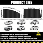 ZATOOTO Window Shades for Car Camping - Privacy Cover and Side Blinds - Protection from Heat and UV for Kids, Family, Pets