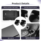 LUWU 2026 Palisade Accessories Rear Row Car Door Side Cup Holder Compatible with 2026 Palisade (SE/SEL/XRT PRO/Limited/Calligraphy) Interior Accessories TPE Material Cup Holder Insert 2-Pack