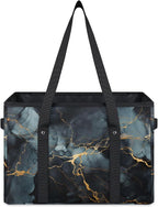 Reusable Grocery Bag Foldable Shopping Tote Bag with Handles Reusable Shopping Bags Large Kitchen Grocery Bags