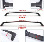 Autekcomma Roof Rack Cross Bars for Toyota RAV4 2019-2025 (Not Fit 2024 LE/Adventure/TRD Off-Road/Hybrid Woodland Edition). Anti-Theft Lock Mechanism Black Matte Aluminum Anti-Corrosion Crossbars