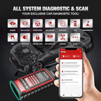 KINGBOLEN Ediag Plus Bluetooth Scanner, All System Bidirectional Test OBD2 Diagnostic Scanner for iOS & Android with CANFD