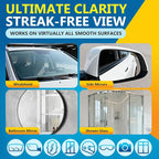 Car Water Repellent & Anti-Fog for Windshield – Advanced Hydrophobic Coating, Clear Vision, Long-Lasting Protection, Easy App