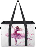 Reusable Grocery Bag, Foldable Large Shopping Tote Bag for Groceries Kitchen Picnic Car Trunk