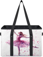 Reusable Grocery Bag, Foldable Large Shopping Tote Bag for Groceries Kitchen Picnic Car Trunk
