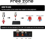 FREE ZONE 68-Piece Large Pegboard Tools Organizer Set, (Black) Tool Box and Storage, Tool Box Drawer Organizer for Tool Chest