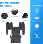 Nilight TPE Floor Mats for Mack Anthem 2018 2019 2020 2021 2022 2023 2024 2025 All Weather Custom Fit Heavy Duty Floor Liners