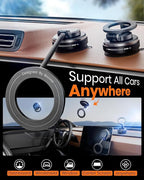 Magnetic Phone Holder for Car, Car Mount 360 Adjustable Vacuum Suction Cup, Phone Mount for Car Accessories/Windshield/Mirror/Kitchen/Gym for iPhone 17 Pro Max 16 15 14 13