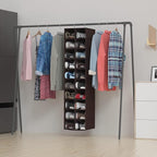 Libeder Hanging Shoe Organizer for Closet, Hanging Closet Organizers 20 Section Shoe Shelves, Space Saving Shoe Holder & Stor