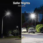 12000W Utral-large Solar Street Lights Outdoor LED Solar Street Light with Motion Detection, Dusk to Dawn, Weatherproof, Ideal for Security Lighting in Driveways and Commercial Parking Lot, Yard