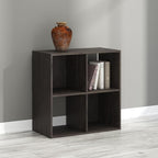 Signature Design by Ashley Piperton 4 Cube Storage Organizer or Bookcase, Charcoal
