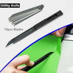 Umaki Window Tint Application Kit, Car Film Tools, Vinyl Wrap Tools with Heat Gun, 4inch Squeegee, Retractable Knife & 10 Blades, 300ml Spray Bottle, Window Squeegee, Edge Trimming Squeegee Kit