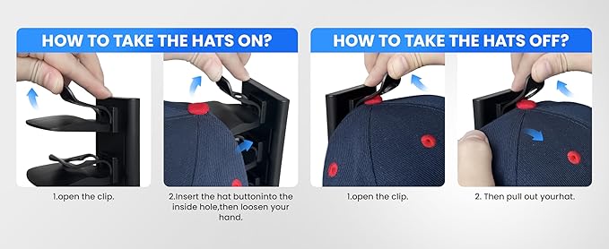 hat rack, one package includes two hat racks, capable of holding up to 40 baseball caps total, featuring a simple structure, 