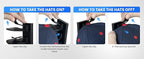 hat rack, one package includes two hat racks, capable of holding up to 40 baseball caps total, featuring a simple structure, 